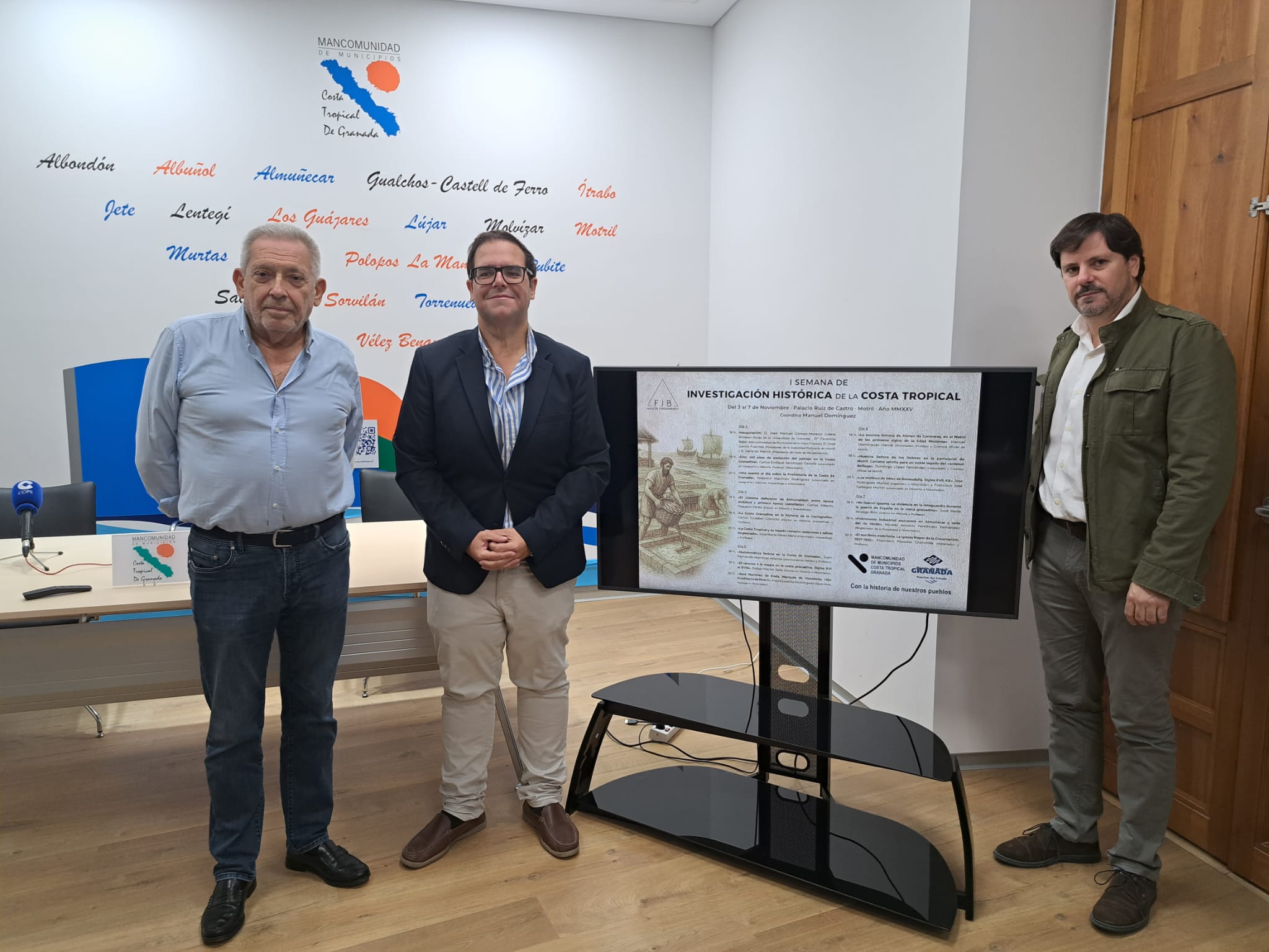La Mancomunidad y el Aula de Pensamiento Francisco Javier de Burgos presentan la I Semana de Investigación Histórica de la Costa Tropical